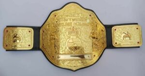 WCW BIG GOLD Zinc Championship Belt