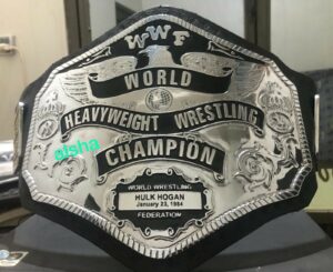 WWF HULK HOGAN 84 Zinc Championship Title Belt
