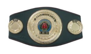 IBO INTERNATIONAL BOXING ORGANIZATION TITLE BELT