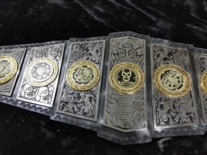 LUCHA UNDERGROUND GIFT OF GOD Zinc Championship Belt